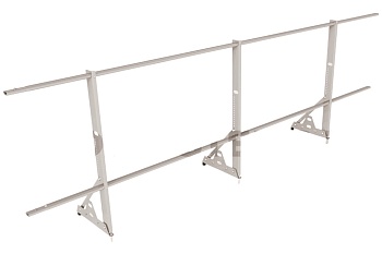 Ограждение кровельное, универсальное Promo Next, H=900 мм RAL 9003, L=3000 мм