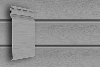 Сайдинг Grand Line, Natural-брус, L=3000 мм серия Classic Standart, цвет: серый