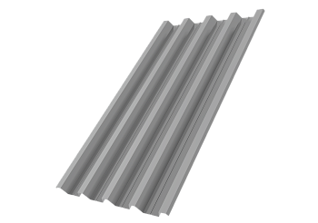Профилированный лист GL H60 R, 0.5 мм, Satin, RAL 9006
