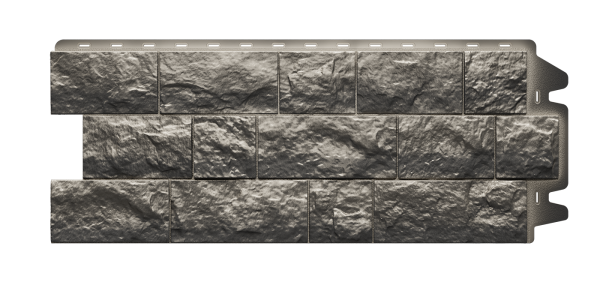 Фасадные панели Docke Fels, 1072х450 мм Premium, цвет: стальной