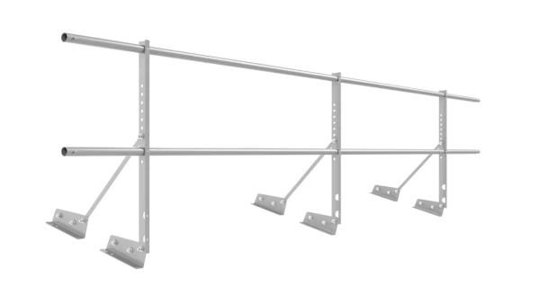 Ограждение кровельное для фальцевой кровли NewLine, H=600 мм, L= 3000 мм RAL 7004