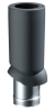 Вентиляционный выход Docke Premium, 125/ ИЗ/ 700 черный