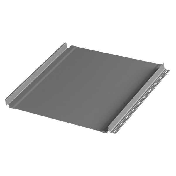 Фальцевая панель Aquaclick, Эталон, с подгибом 0.5 мм, Rooftop Бархат 180 г/м², RAL 7024