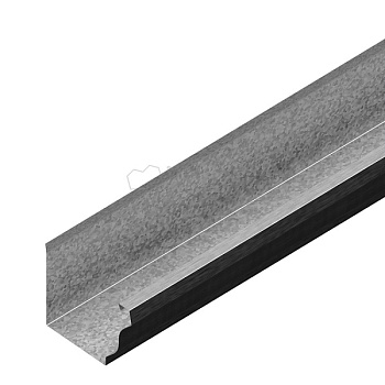 Желоб водосточный, Металл Профиль Бюджет, Ø120х87 мм, L=3000 мм, Zn