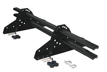 Снегозадержатель Grand Line NEW универсальный,  L=1000 мм, 2 опоры, 2 трубы, овал 42х21 мм. RAL 7016