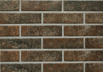 Фасадная плитка под кирпич, Paradyz, 245х66 мм, 7 мм, гладкий, Arteon Brown