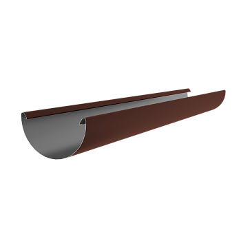 Желоб водосточный Ø185 мм, Optima, L=3000 мм, PE, RAL 8017