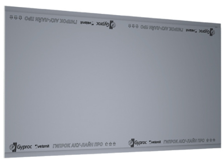 Ветонит АКУ-Лайн Про ГКЛА, 12.5х1200х2500 мм, 3 м²