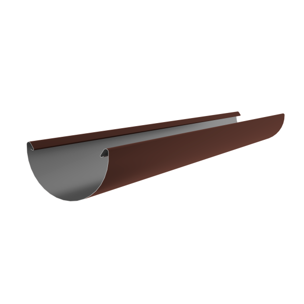 Желоб водосточный Ø185 мм, Optima, L=3000 мм, PE, RAL 8017