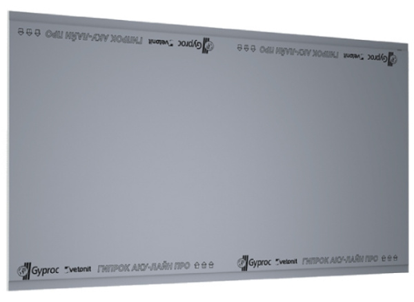 Acoustic Group, Ветонит АКУ-Лайн Про ГКЛА, 12.5х1200х2500 мм, 3 м²