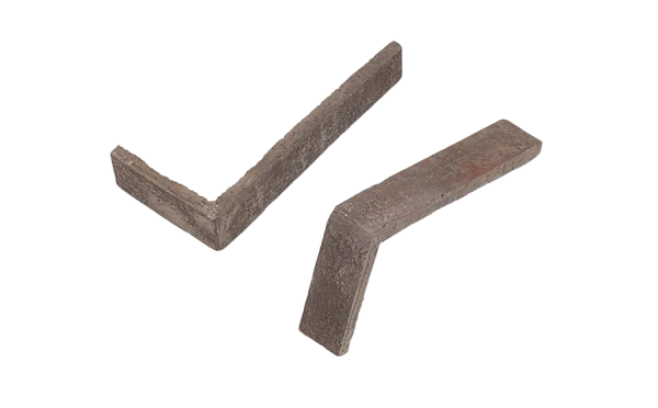 Декоративный кирпич, угловой элемент Mesterra Stratum, 235х110х40 мм под Кирпич, цвет: 002