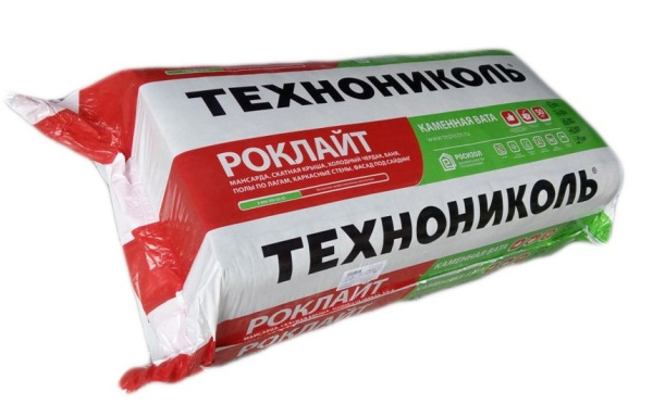 Технониколь Роклайт Компрессия, 50х600х1200 мм, 8.64 м², 0.432 м³ уп