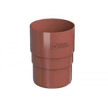 Муфта трубы, Технониколь пвх, стандарт Ø 82 мм, цвет: красный