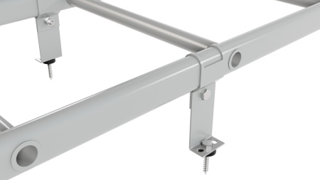 Лестница кровельная Borge, универсальная, L=2700 мм RAL 9006