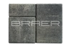 Тротуарная плитка Braer Старый город Ландхаус 80 мм 80х160, 160х160, 240х160 мм, прямоугольная, цвет: Color Mix Вечер