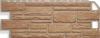 Фасадные панели Альта Профиль, Камень, 1130 х 470 мм цвет: бежевый