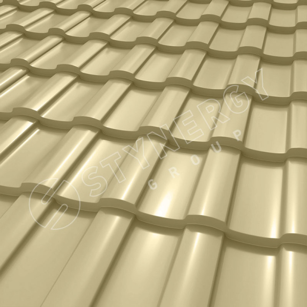 Металлочерепица Stynergy, Stella 0.5 мм, Corundum, RAL 1014