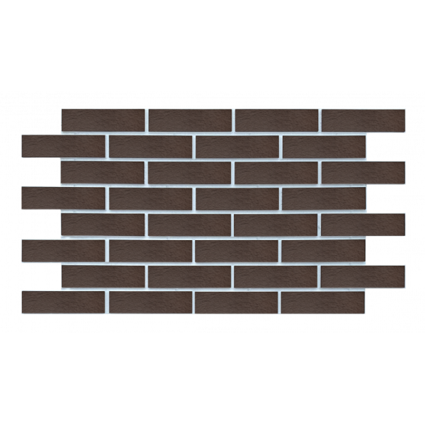 Термопанель рядовая Европа с плиткой Keramin, 1020х600 мм, 40 мм ППС, рельефный, цвет: Амстердам 4