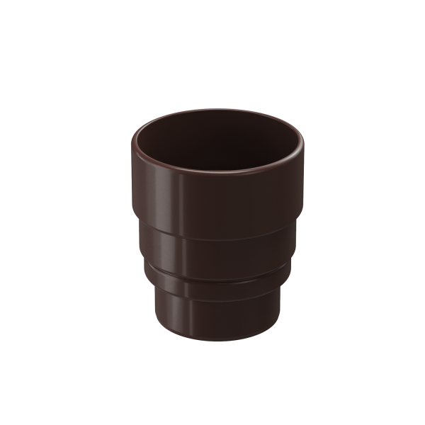 Муфта труб соединительная, Docke Lux, Ø100 мм, цвет: шоколад