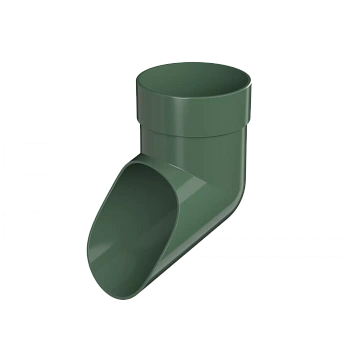 Слив трубы, Технониколь, оптима Ø80 мм, цвет: зеленый