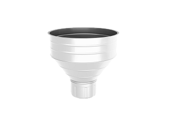 Воронка водосборная Ø350/150 мм, Optima, PE, RAL 9003