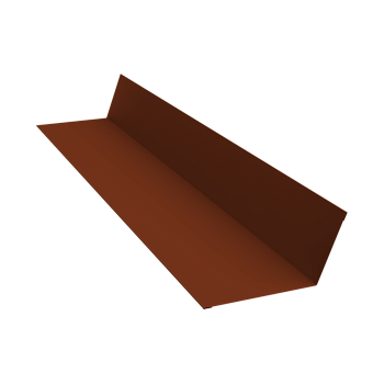 GL Планка примыкания, 90х140 мм 0.5 мм, Satin, RAL 3009, L=3000 мм