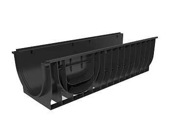 Лоток водоотводный пластиковый Gidrolica Standart DN300, h280, 832