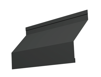 Ламель для забора жалюзи, Milan, с пленкой 0.45 мм, PE-Double, RAL 7016