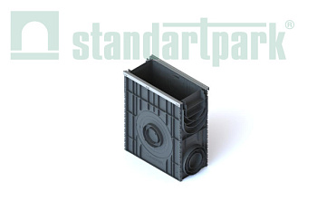Пескоуловитель Standartpark, PolyMax Basic, DN200, h602, сборный, с низким бортом усил, арт: 8580077