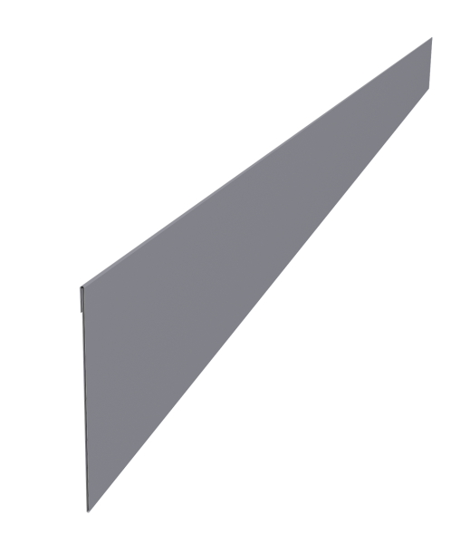 Ламель для забора жалюзи, Palermo, 0.5 мм, Satin, RAL 7004