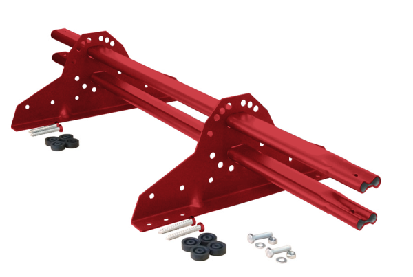 Снегозадержатель Grand Line NEW универсальный,  L=1000 мм, 2 опоры, 2 трубы, овал 42х21 мм. RAL 3020