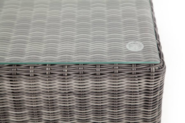 Стол журнальный из искусственного ротанга, Лунго цвет: графит