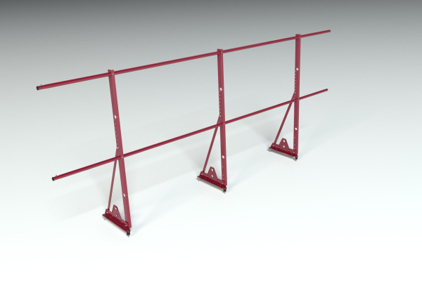Ограждение кровельное, универсальное Roofsystems Econom Smart, H=1200 мм RAL 3005, L=3000 мм
