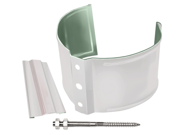 Кронштейн трубы на кирпич Grand Line Ø 90 мм PE, RAL 9003