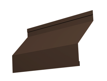 Ламель для забора жалюзи, Milan, 0.45 мм, PE-Double, RAL 8017