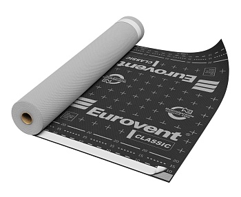 Eurovent CLASSIC SK-2, 3-х слойная супердиффузионная мембрана, 75 м²