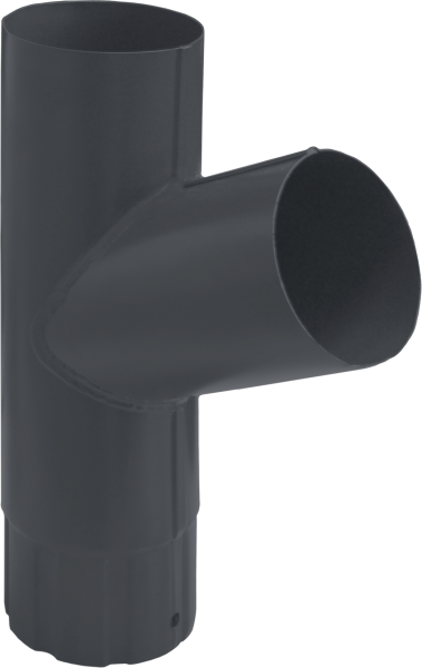 Тройник трубы New, Grand Line Ø 90 мм, PU Matte, RAL 7024