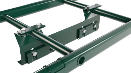 Лестница кровельная Borge, для фальцевой кровли, L=2700 мм RAL 6005