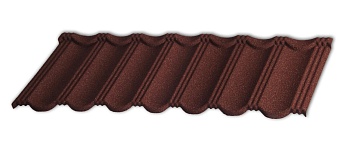 Композитная черепица Gerard Heritage, 1250х367 мм цвет: redwood