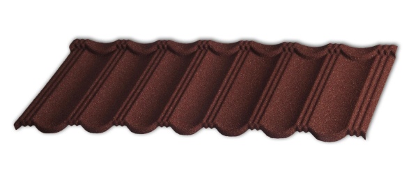 Композитная черепица Gerard Heritage, 1250х367 мм цвет: redwood