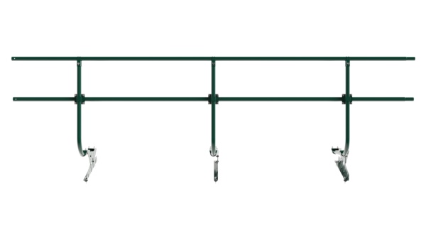 Ограждение кровельное для металлочерепицы Borge, H=900 мм, L= 3000 мм RAL 6005