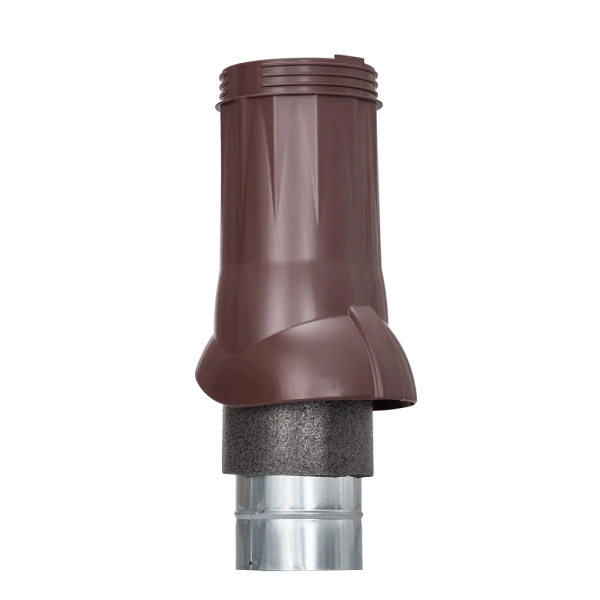 Вентиляционный выход Gervent Static 125/ИЗ/160 мм коричневый