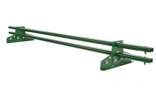 Снегозадержатель для фальцевой кровли Borge L=1500 мм, 2 опоры, 2 трубы, овал 25х45 RAL 6002