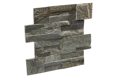 Сланец, 3D панель из камня, 350х180 мм, Modern Grey Slate