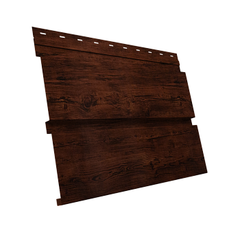 GL Софит металлический Квадро Брус, без перфорации 0.45 мм, Print Elite, Cherry wood TwinColor