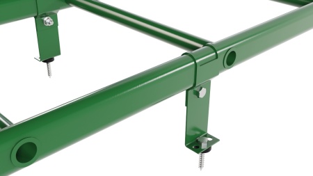 Лестница кровельная Borge, универсальная, L=2700 мм RAL 6002