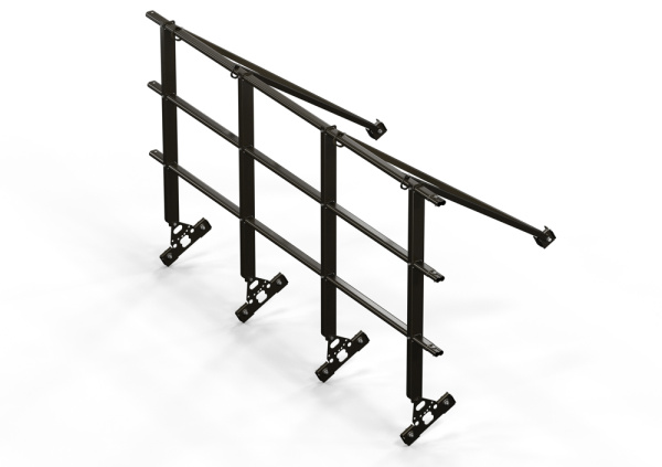 Ограждение кровельное для фальца Orima SYN, H=1100 мм, L= 3000 мм RR 32