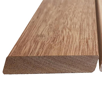 Террасная доска Меранти, скошенная 145 мм, Гладкая