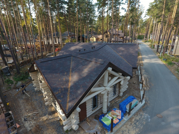 Битумная черепица, Docke, Premium, Цюрих цвет: мокко, 3.1 м² / уп.