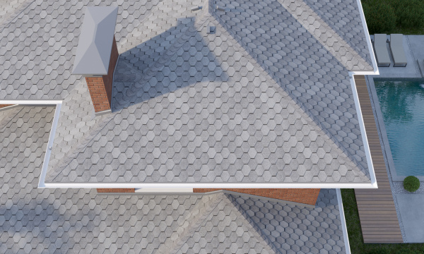 Битумная черепица Tegola Business Unica, Veneto цвет: granito 454, 2.86 м² / уп.